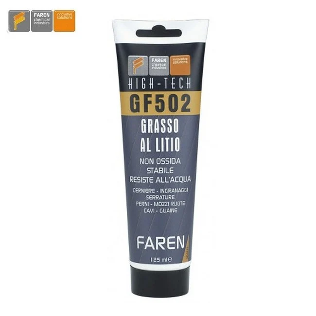 Faren GF502 - Graisse universelle au lithium, tube de 125 ml