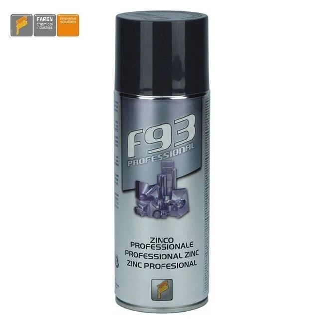 F93 Professionnel - Spray technique au zinc Faren, flacon de 400 ml