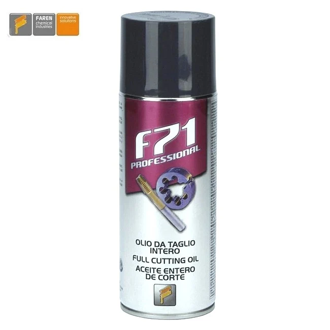 Huile de coupe et de filetage professionnelle Faren F71, flacon pulvérisateur de 400 ml