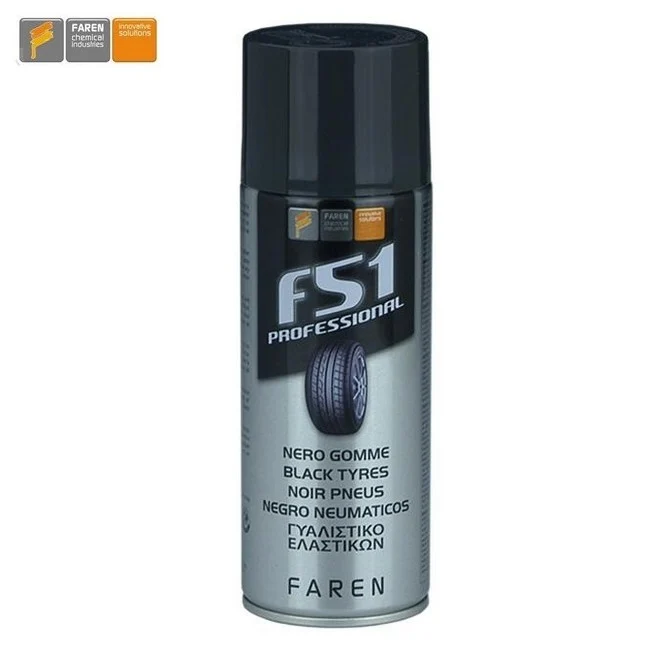 F51 Professional - Nettoyant pneus noir en spray, flacon de 400 ml