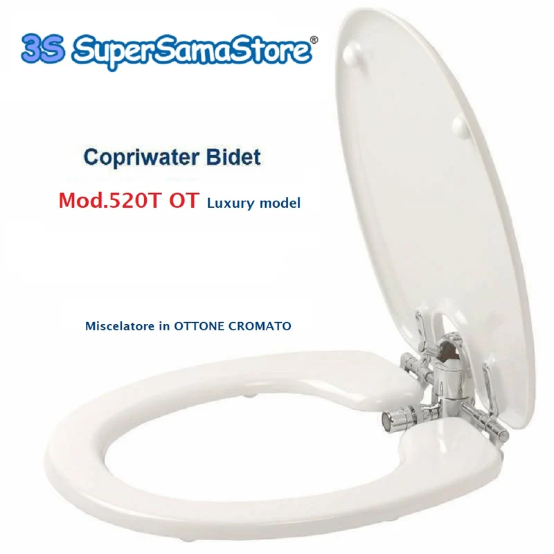 Siège de toilette avec bidet intégré, référence 520TOT