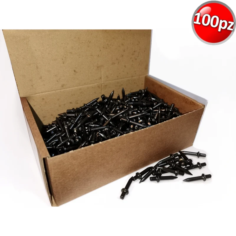 Clous en acier pour marteau Ø 4,2 x 22 mm pour sangle - BOÎTE DE 100 PIÈCES