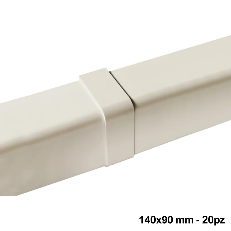 Joint de recouvrement pour profilé 140 x 90 mm - lot de 20 pièces
