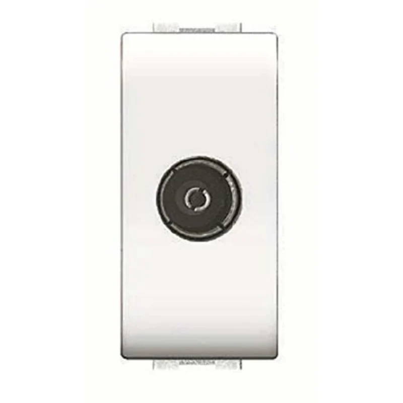 Connecteur femelle coaxial TV satellite - Feb Electric 14048/1WH