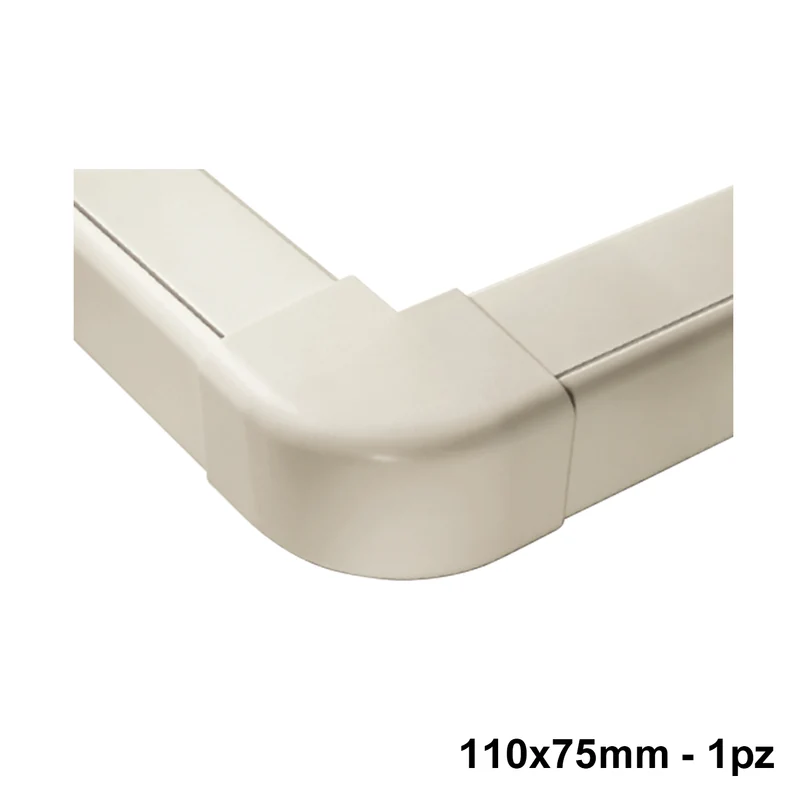 Connecteur d'angle externe pour canal 110x75mm - 1 pièce