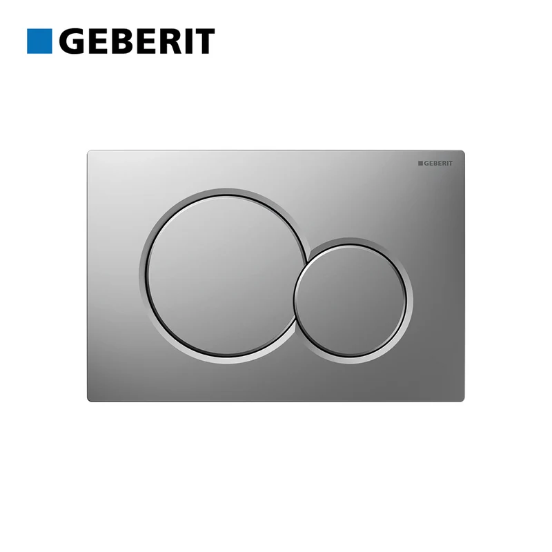 Plaque de réservoir GEBERIT SIGMA 01, chrome mat satiné
