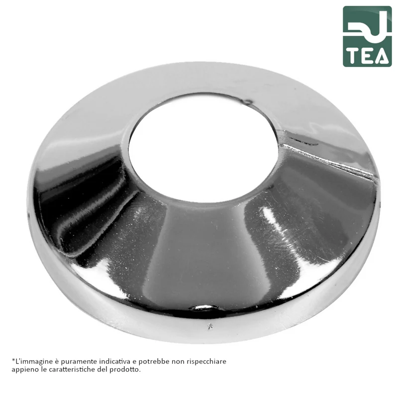 Rosette de siphon en acier inoxydable Ø 75 int x 32 ext (mm)