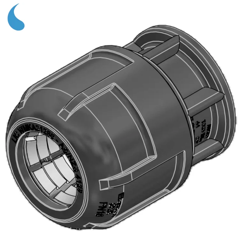 Embout de raccord à compression Ø 25 mm - à serrer en polypropylène