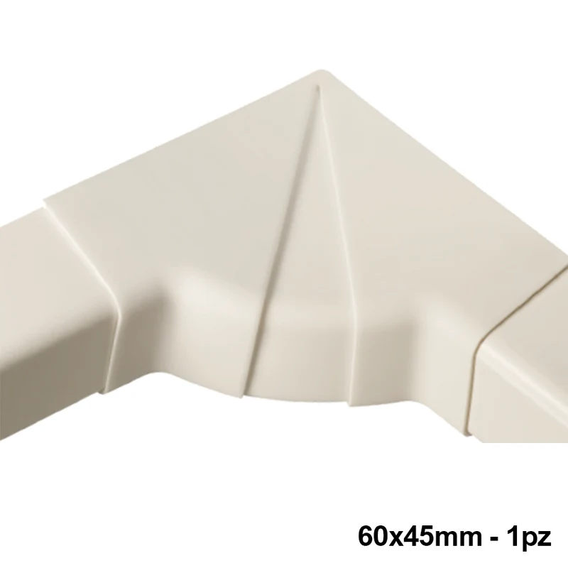 Raccord d'angle intérieur réglable 60 x 45 mm - 1 pièce