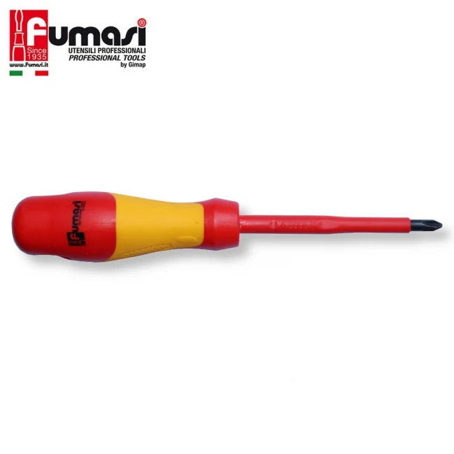 Tournevis cruciforme isolé PH2 2 x 6 x 100 - 1000 V FUMASI