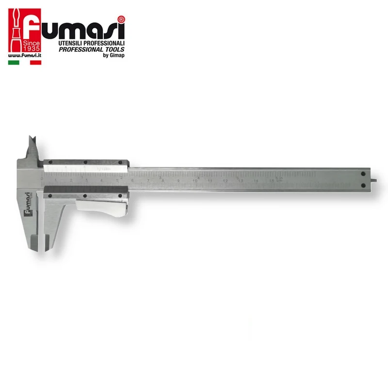Pied à coulisse en acier inoxydable 0-150 mm / 6'' DIN 852 - FUMASI