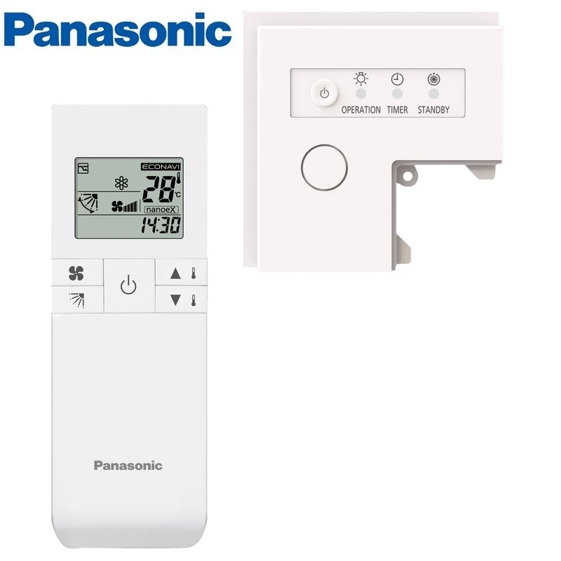Télécommande sans fil Panasonic CZ-RWS3 + CZ-RWRY3 pour unité intérieure cassette