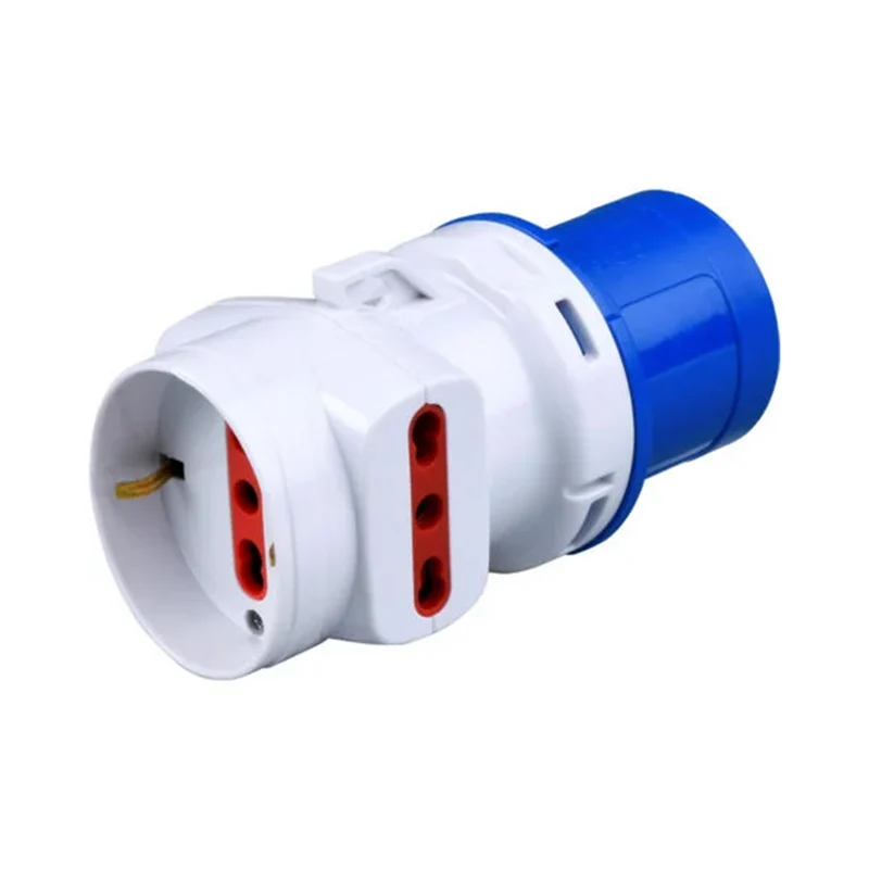 Adaptateur secteur 16 A triphasé IP20 avec prise Schuko