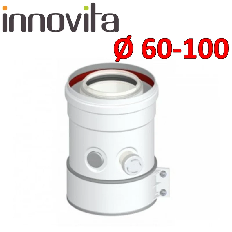 INNOVATION - Raccord de démarrage vertical coaxial ø 60/100 mm pour chauffe-eau