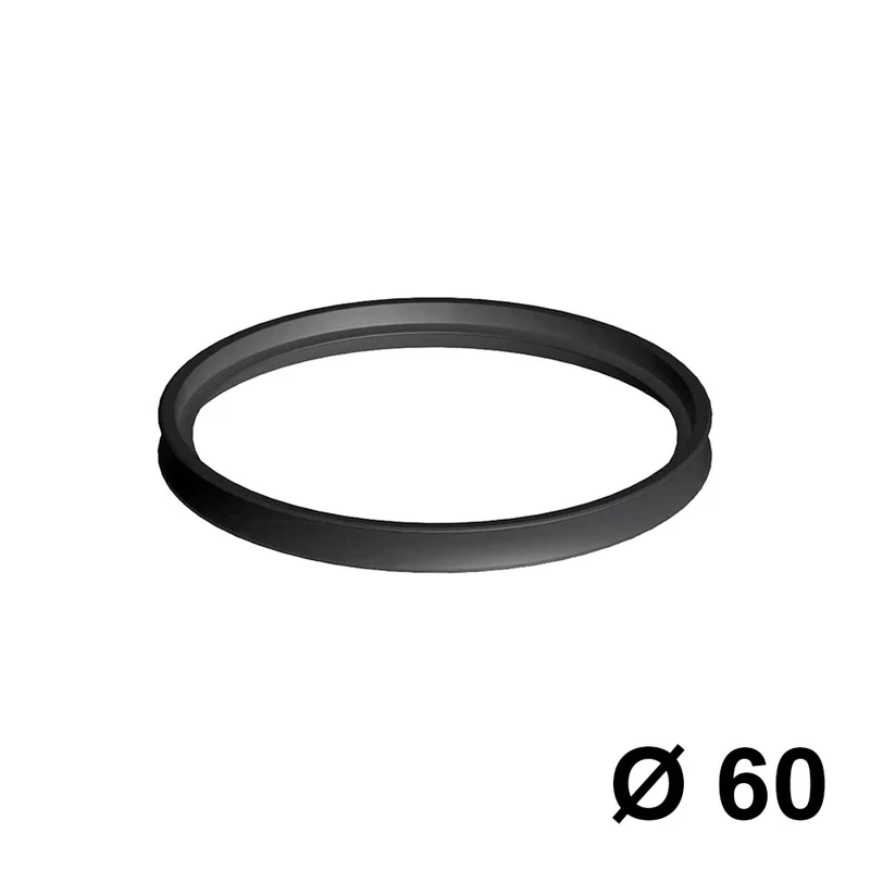 Joint EPDM à simple lèvre Ø 60 mm - pour conduits de fumée