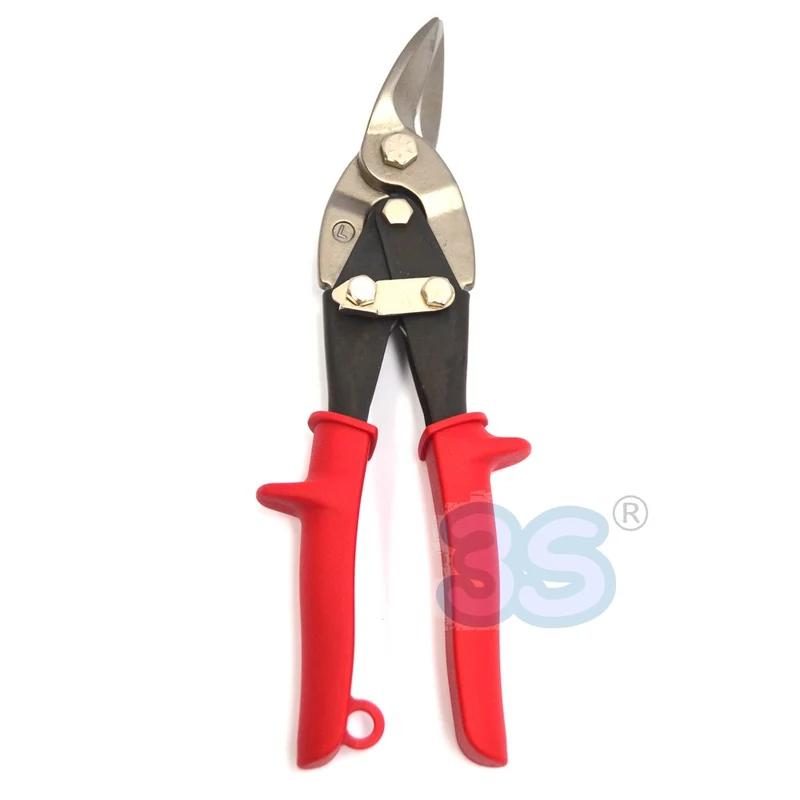 Ciseaux de ferblantier en chrome vanadium pour gauchers