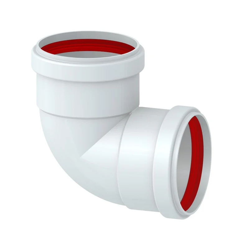 Coude à 90° F-F en aluminium extrudé blanc Ø 80 mm pour gaz de combustion de chaudière