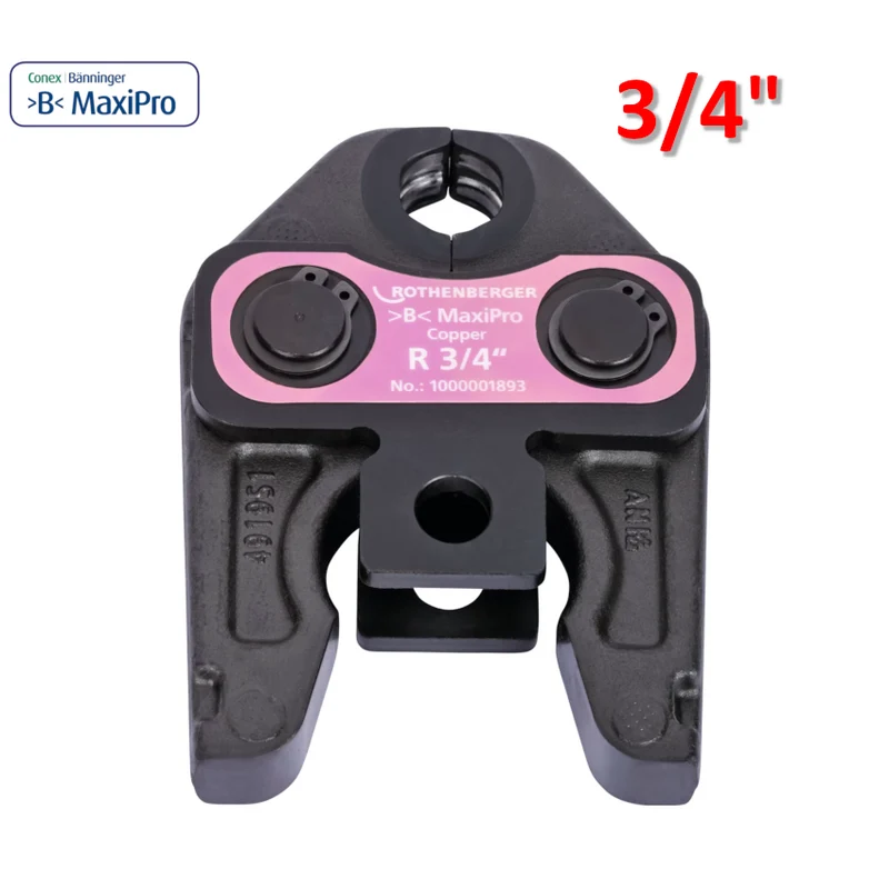 ROTHENBERGER Raccord à sertir en cuivre MaxiPro 3/4'' B à mâchoire standard pour climatisation