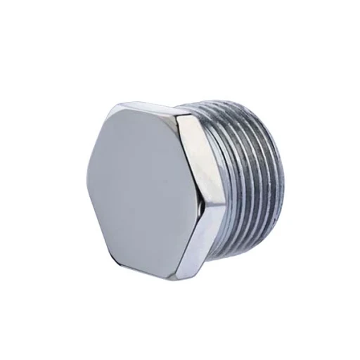 Fiche mâle hexagonale 1'' en acier zingué - 1 PIÈCE