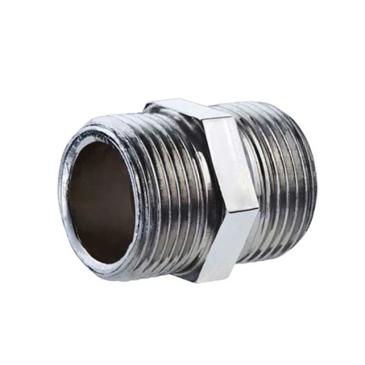 Raccord en acier galvanisé 3/4'' mâle mâle - 1 PIÈCE