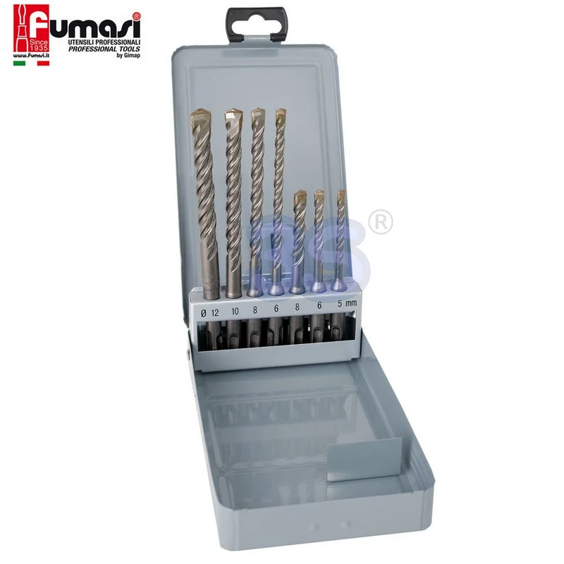 Kit de 7 forets SDS-PLUS pour béton et maçonnerie