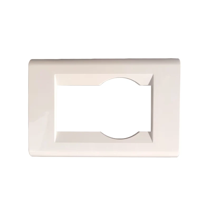 Plaque Unel+1 Posto Blanc TL compatible avec Bticino Living Classic - Feb Elettrica