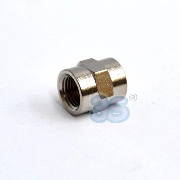 Manchon fileté à gaz 1/8'', raccord femelle-femelle