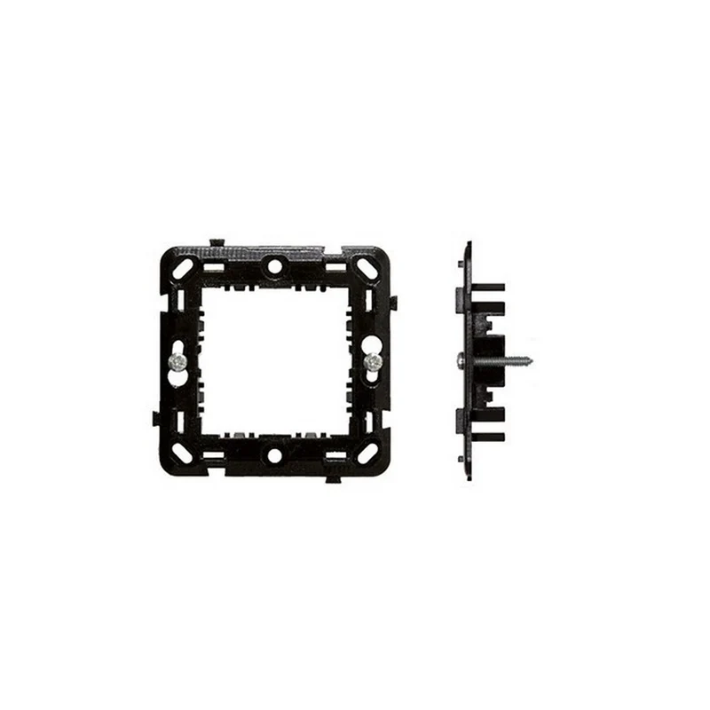 Support à 2 modules avec vis, compatible avec Living International / Light - Feb Electric