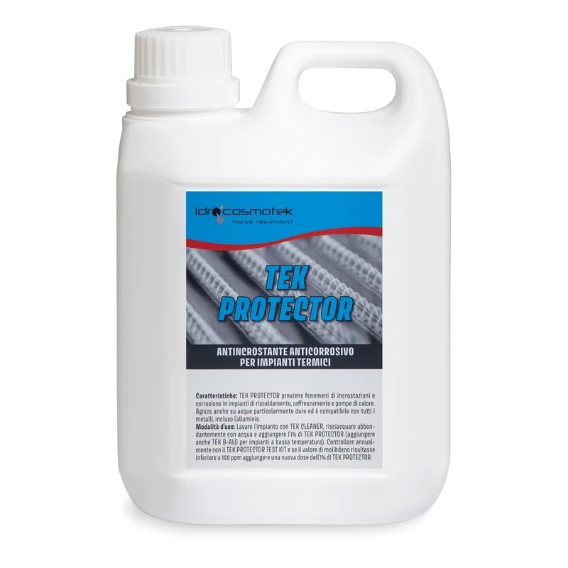 TEK PROTECTOR - liquide filmogène anti-tartre et anti-corrosion pour systèmes de chauffage