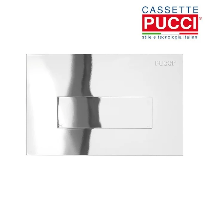 Pucci - Plaque chromée SARA avec cadre et porte - 80179662