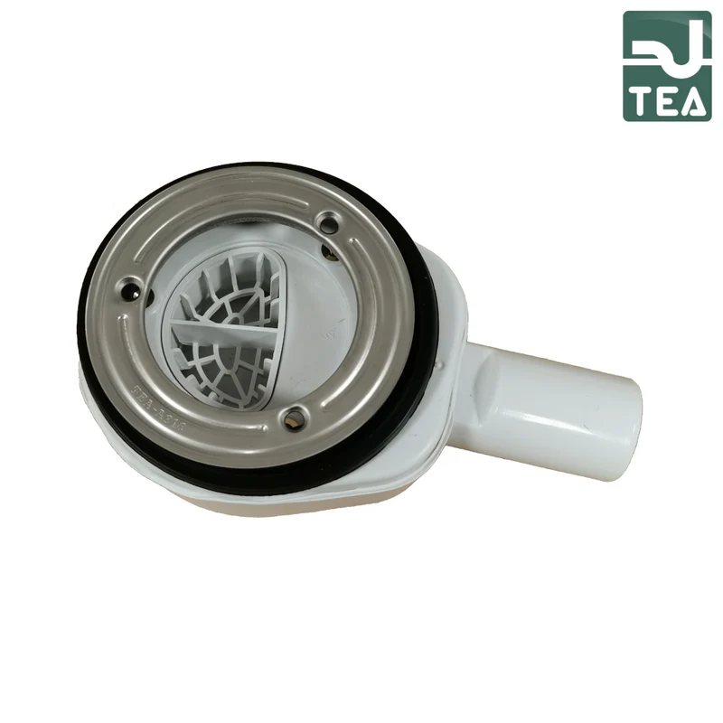 Bonde de receveur de douche TEA - PP sans grille de siphon, trou ø 90 mm - sortie mâle ø 40 mm