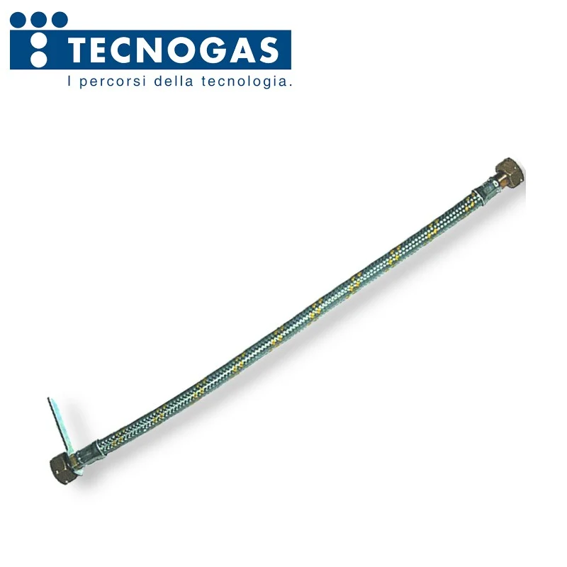 Tuyau flexible de gaz GPL pour unité de commande de 100 cm - avec 2 écrous FF 1/2'' à gauche