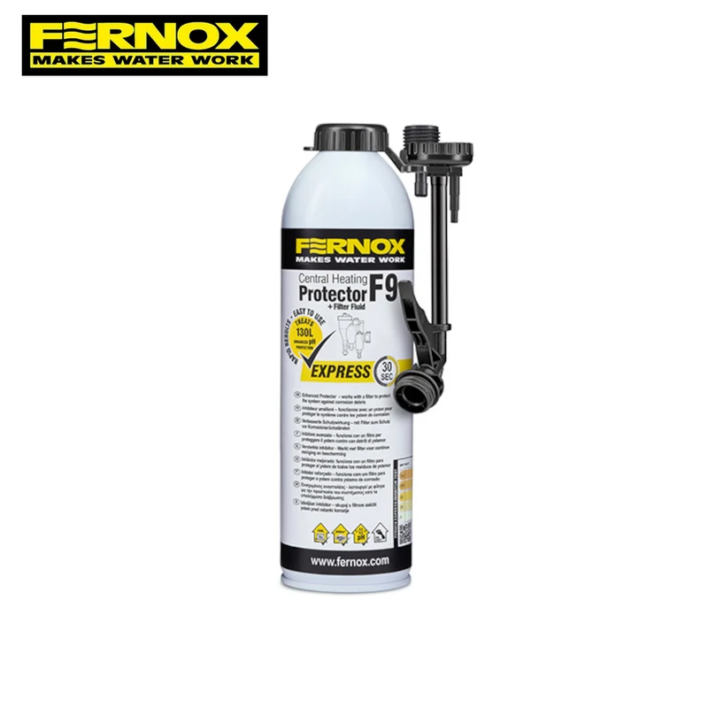 FERNOX Fluide de filtration + Protecteur - Nettoyant filmogène 2 en 1 pour systèmes de chauffage