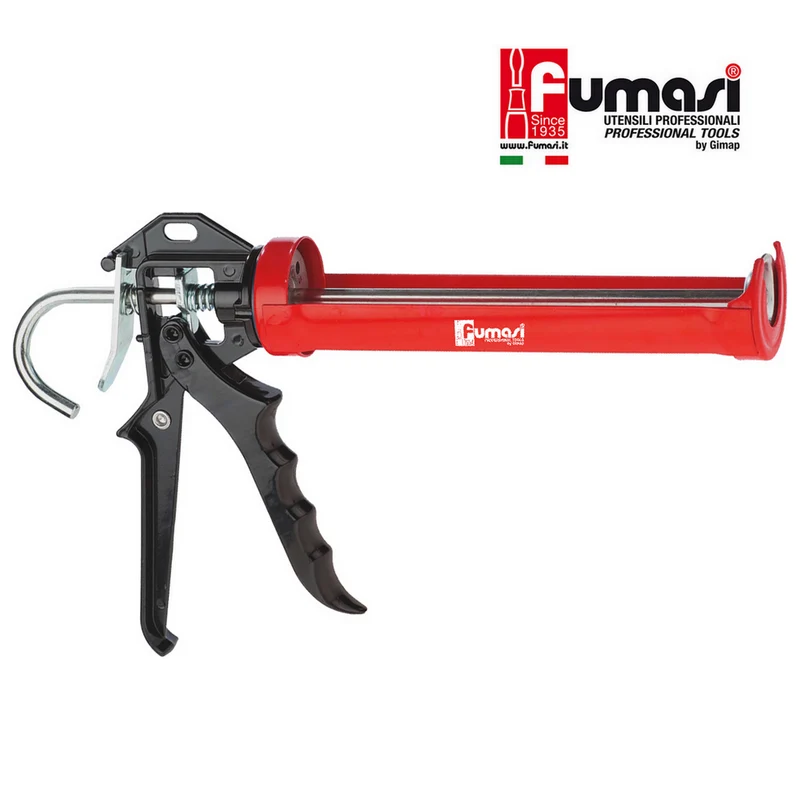 Pistolet manuel pour cartouches d'ancrage silicone et chimique avec mécanisme renforcé de type professionnel