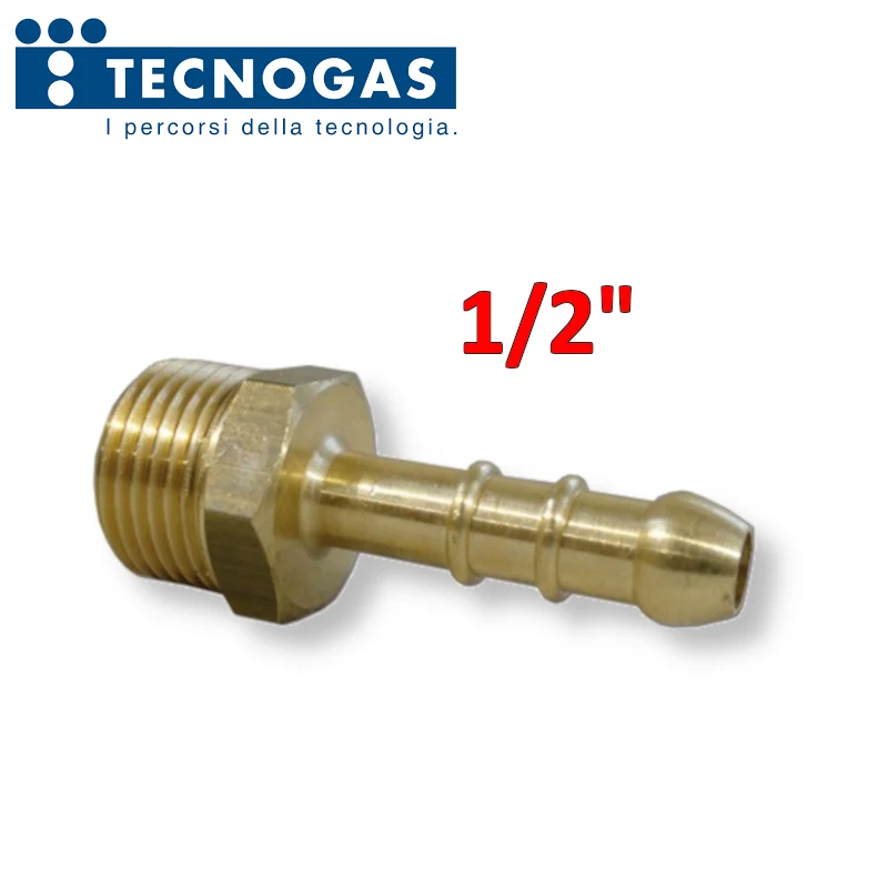 Support de tuyau en laiton pour gaz méthane avec raccord mâle 1/2''