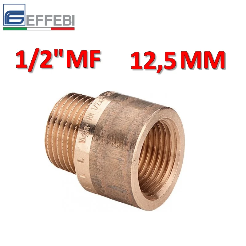 Rallonge en bronze 1/2'' MF longueur 12,5 mm