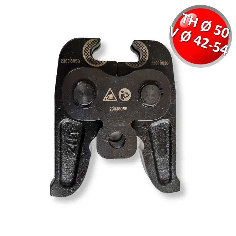 Adaptateur pour mâchoire de pression à profil TH Ø 50 - 63 et V Ø 42 - 54 mm
