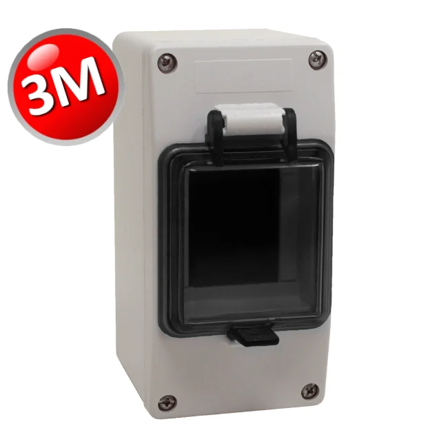 Tableau de distribution SARTEL 2-3 modules avec porte transparente - IP65 intérieur et extérieur