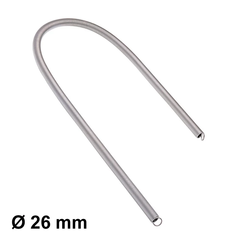 Ressort en acier pour le cintrage interne de tubes en contreplaqué Ø 26 mm