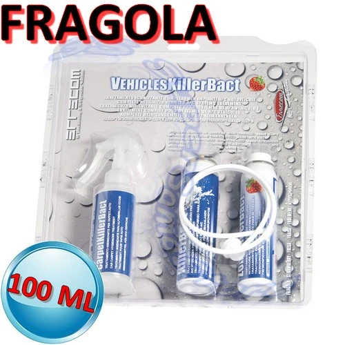 Veichles killer bact - désinfectant 100 ml FRAISE avec tapis