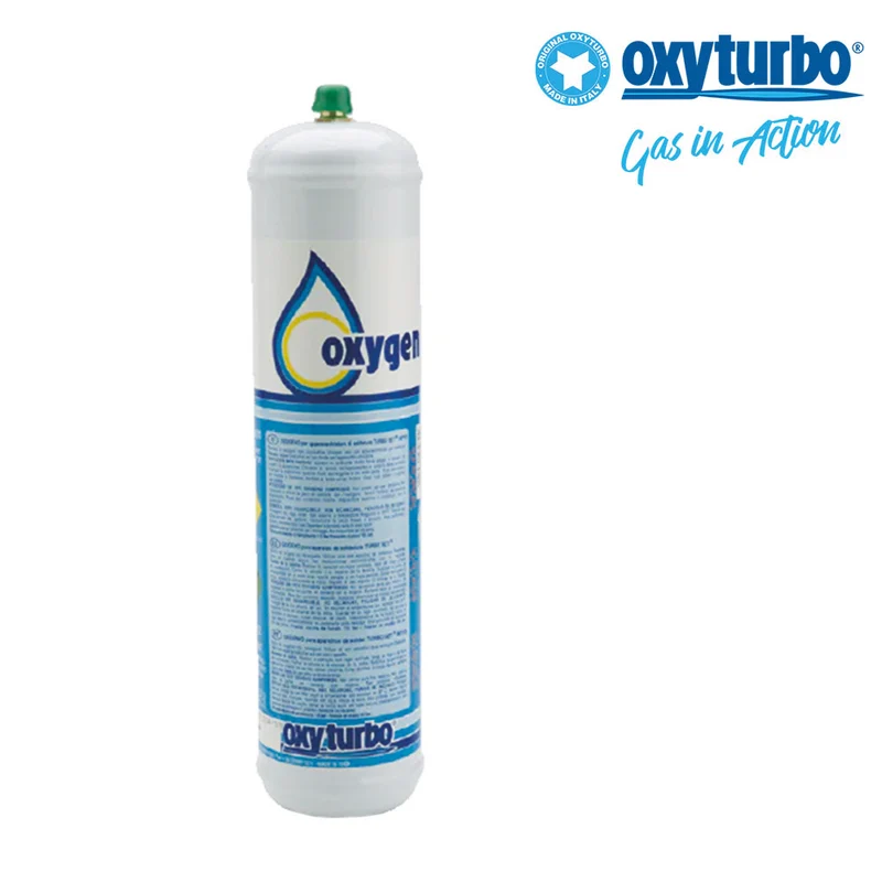 Cartouche d'oxygène de rechange 110 bar 1 L pour Turbo Set 90