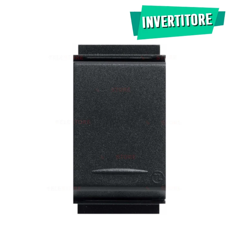 Onduleur unipolaire noir 10 A compatible avec Living Classic 4512 - Feb Elettrica