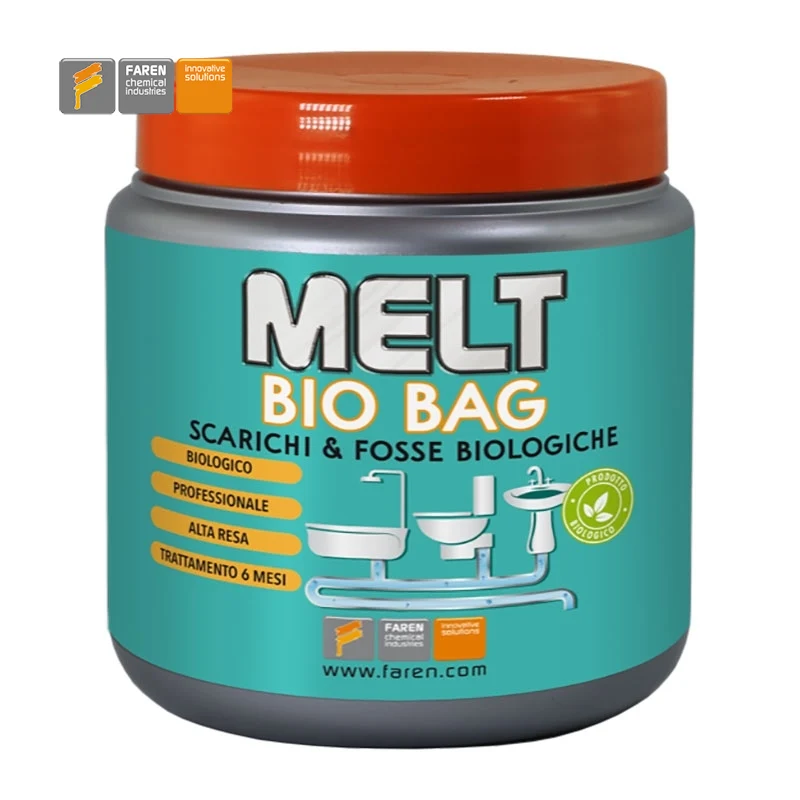 1YB001 Faren - Poudre de base organique Melt Bio Bag pour canalisations et tuyaux