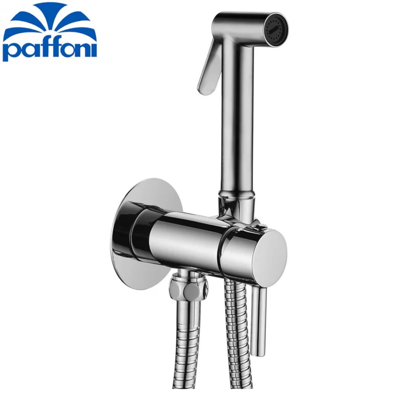 Ensemble bidet rond TWEET ROUN DMIX - brosse hydrodynamique avec pommeau de douche rond