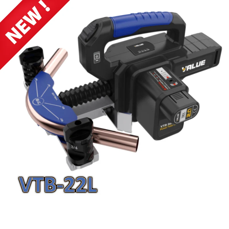 Cintreuse de tubes en cuivre électrique à batterie VTB-22L - VALEUR