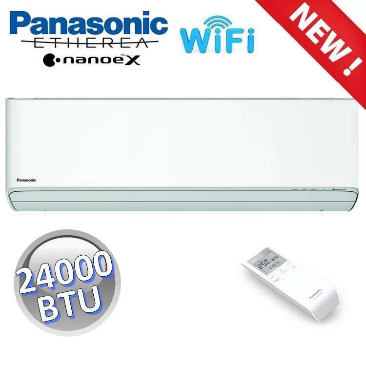 Unité intérieure Panasonic ETHEREA Z 24 000 BTU blanc R32 Wi-Fi NanoeX — CS-Z71ZKEW