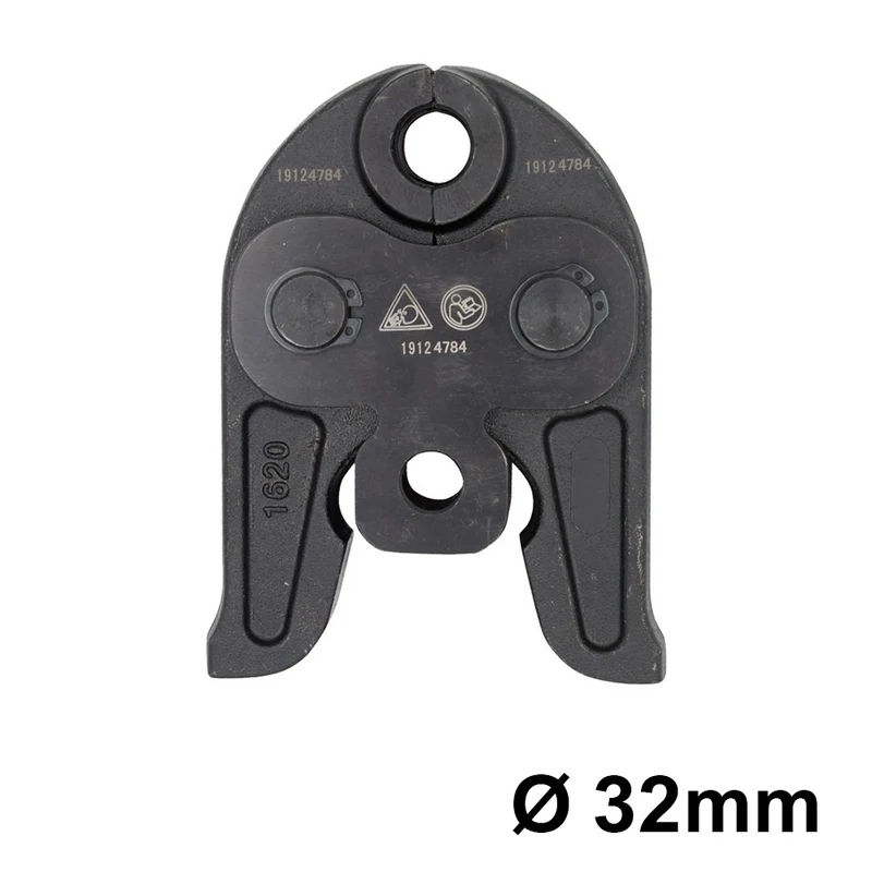 Pince à mâchoires pour sertissage de profilés TH, pince à sertir pour raccords multicouches Ø 32 mm