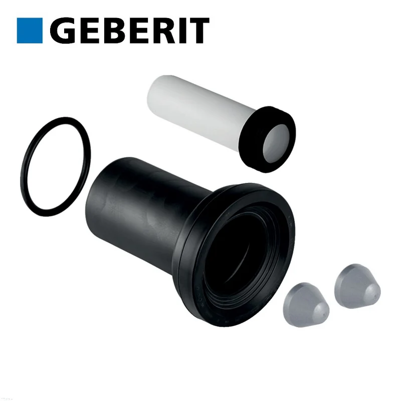 Kit de raccordement Geberit 18,5 cm pour WC suspendus, avec joint à lèvre.