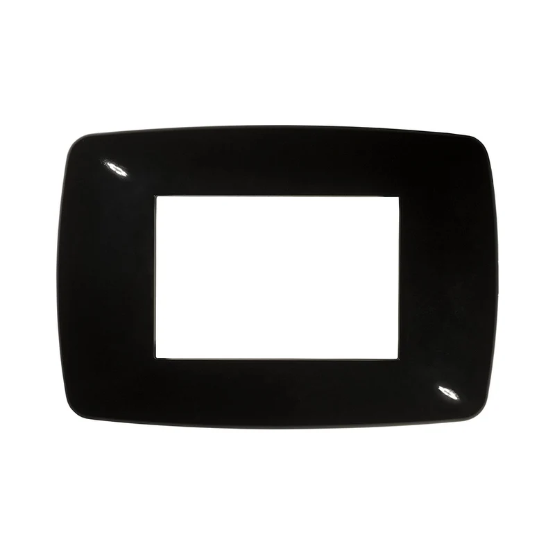 Plaque Brio 3M Noir Anthracite Compatible avec Living International / Light - Fév Électrique
