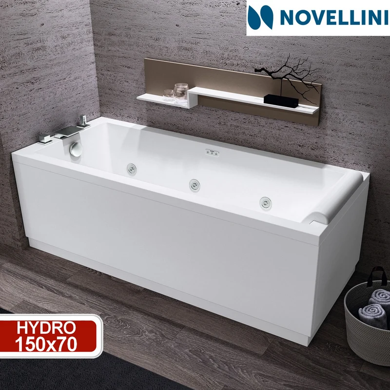 Baignoire balnéo Novellini Calos 2.0 150x70 cm